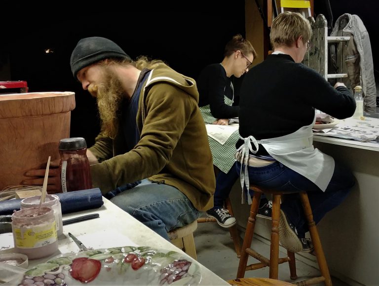 Ceramic, clay studio